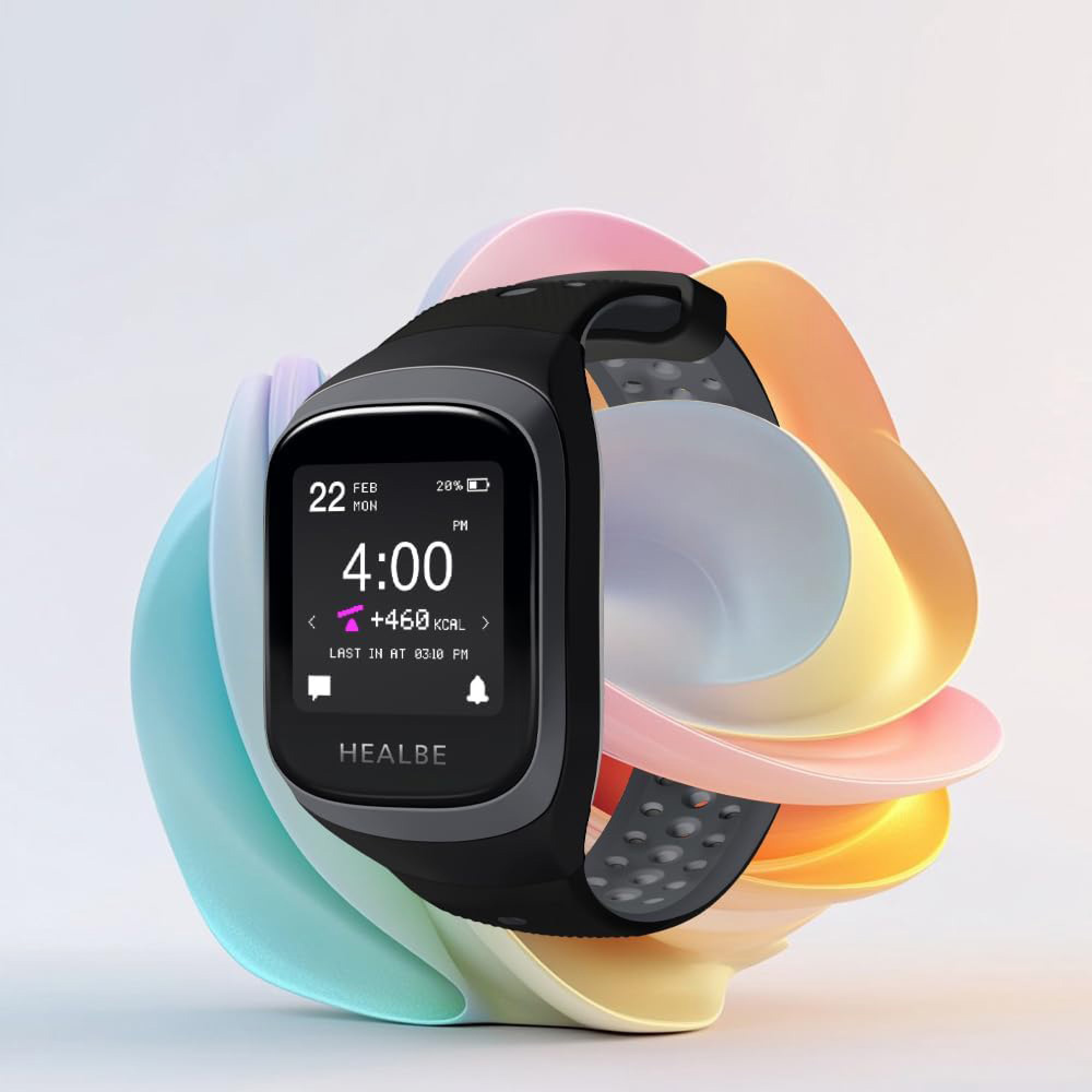 Фитнес-браслет HEALBE GoBe3 Gray